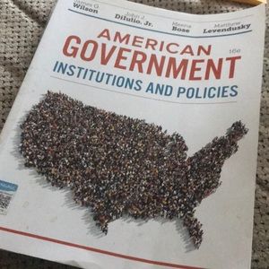 American Government institutions... Textbook